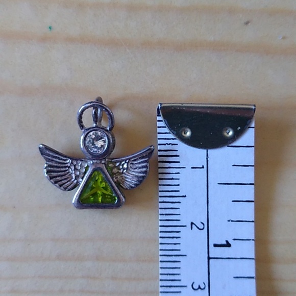 Silver 925 Peridot Angel - Picture 3 of 3